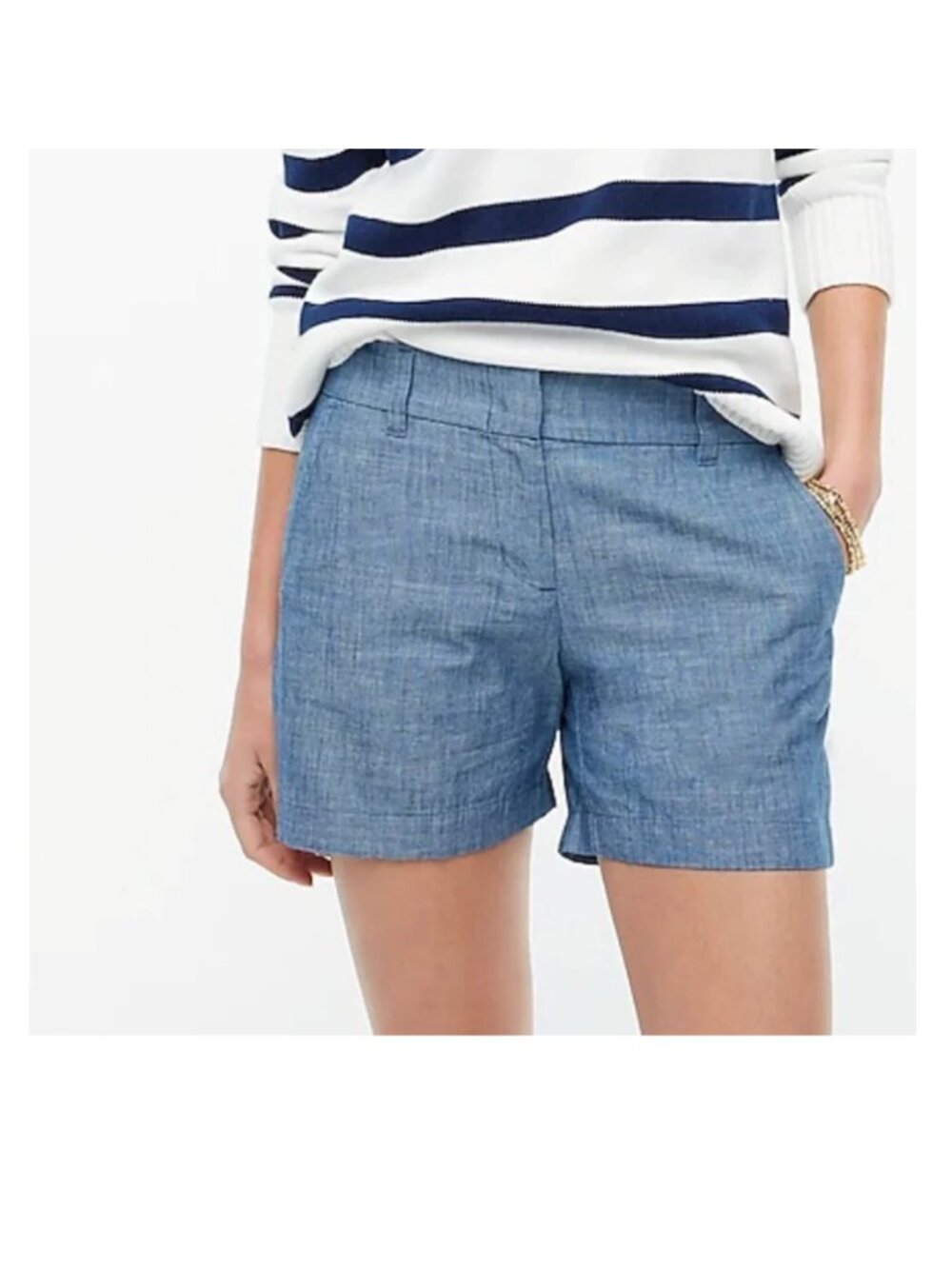 NWT Chino Shorts Classic Chambray Echo Blue Wash